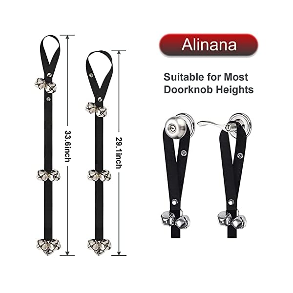 Alinana-Dog-Doorbells-for-Potty-Training-Door-Bells-for-Dogs-to-Ring-to-Go-Outside-Snaps-Adjustable-Dog-Bell-for-Door-Potty-Training Adjustable Dog Bell for Door