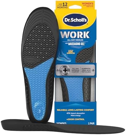 Dr. Scholl'S Dr. Scholls Comfort And Energy Work Insoles For Women, 1 Pair, Size 6-10