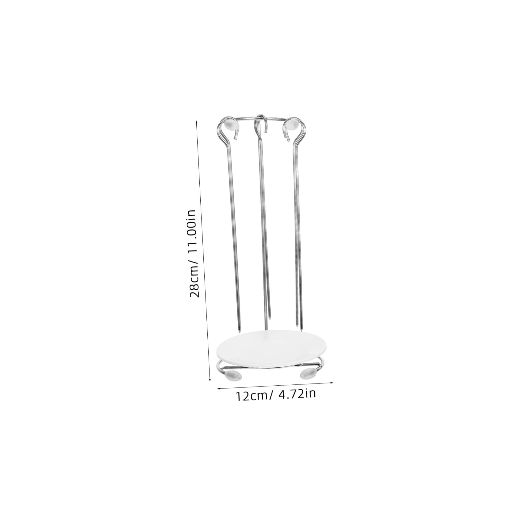 Abaodam Edelstahl Grillaufhänger 2 Stück für Outdoor BBQ Abnehmbares Hängeregal mit Tropfschale Rostfreier Grillspieß Halter für Effektives Barbecue Zubehör