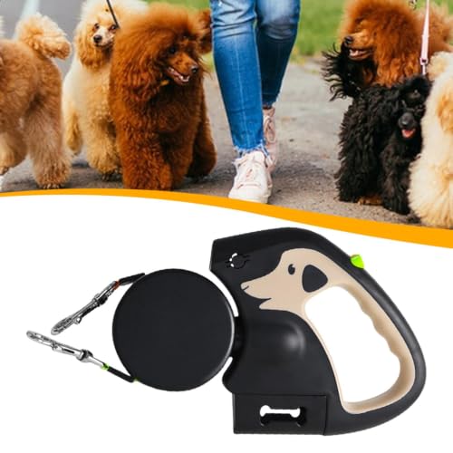 Laisse rétractable pour chien corde extensible solide pour taille moyenne - 4