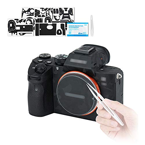 KIWIFOTOS Adhesivo de protección antiarañazos para cámara Sony Alpha A7 III A7R III / A7III A7RIII película antideslizante