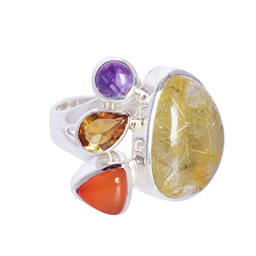 Bague en argent 925 et cornaline, le cadeau pour elle idéal pour marquer un moment unique