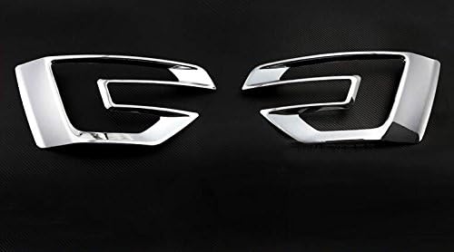 ITrims ABS Chromed Car Accessories Front Fog Light Lamp Cover Trim 2PCS for Ford Explorer 2016-2017