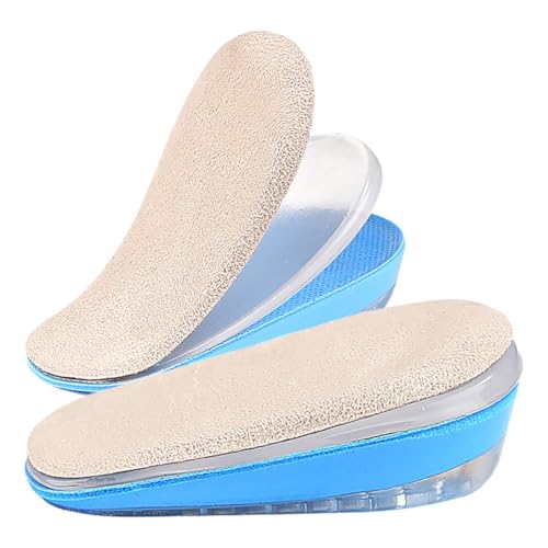 IMIKEYA Inserciones de gel ajustables para zapatos de mujer con diseño de tres capas, autoadhesivas, poliuretano suave y forro polar para una fácil fijación y uso versátil, para deportes y ocio