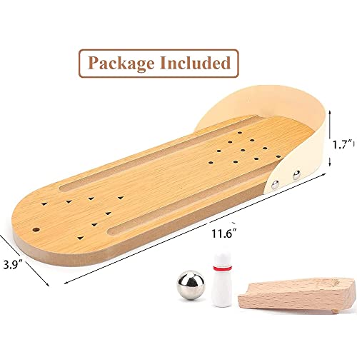 Iuuwtmv Mini Bowling Game Bowling Toys Mini Bowling Game Set Tabletop Finger Mini Bowling Set Home Bowling Alleys Gifts For Adults & Children #TOP2
