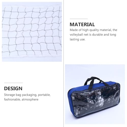 Filet de volley-ball portable en polyéthylène avec structure complète pour extérieur