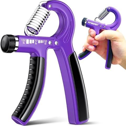 FitBeast Grip Strengthener Forearm Strengthener, Adjustable Hand Grip Strengthener for Strength Training & Rehabilitation, 10-132 lbs Resistance, Ideal for Athletes and Physical Therapy (1 Piece) Cover