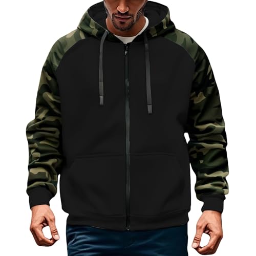 Tactical Hoodies For Men Quater Full Zip Pullover Sweatshirt Casual Workout Mens Hoodies with Pockets
