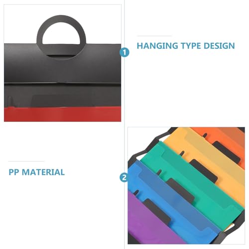 Bolsa de almacenamiento de documentos multicapa con asa y diseño elegante de PP 3