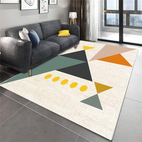 Tapis géométrique simple et doux design moderne 120X170cm - 2