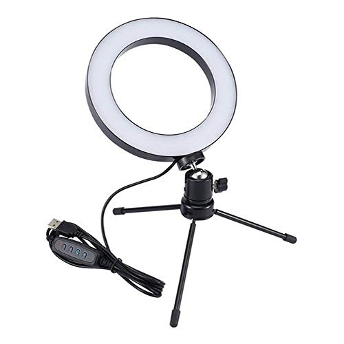 Anel de Luz LED 16 cm Youtuber Blogueira + Tripé