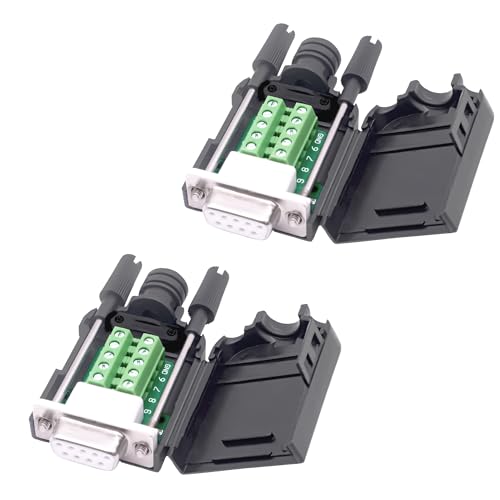 Bornier DB9 femelle RS232 connecteur D-SUB 9 broches étui