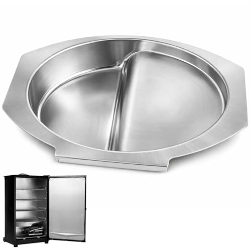 9007170040 Water Bowl Replacement Parts for Masterbuilt 30 inch Digital Electric Smoker, Small Water Pan for Masterbuilt Smoker 20071217, 20071218, 20071317, MB20070421, MB20070619, MB20070924