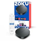 4K Plus Streaming Device with Google TV – 16GB Storage, 2GB RAM, Wi-Fi 6, Dolby Vision & Dolby Atmos, Voice Remote, 4K UHD