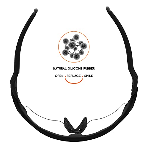Image of Rubber Kits Earsocks and Nosepieces Compatible with Oakley Radar EV Path | Pitch | Radar EV Path Asian Fit