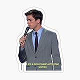 John Mulaney Sticker Sticker - Sticker Graphic - Auto, Wall, Laptop, Cell, Truck Sticker for Windows, Cars, Trucks