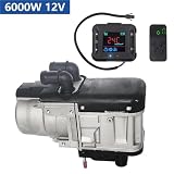 12 V 6 KW Podgrzewacz Paliwa I Cieczy Diesel Z Przełącznikiem LCD, Urządzenie Do Ogrzewania Postojowego Dla Ciężarówek I Samochodów Dostawczych(Color Name: Only 1 Right B)