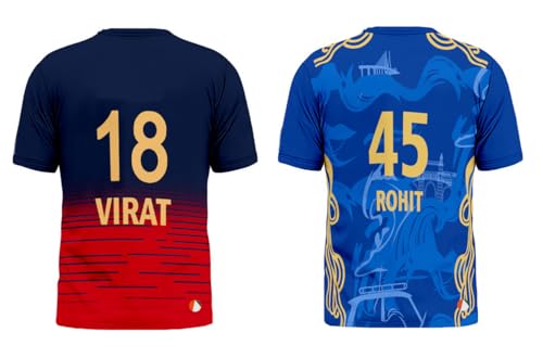 Image of Sports India IPL Cricket Team T Shirt Jersey Combo for (Kid's, Boy's & Mens) L744