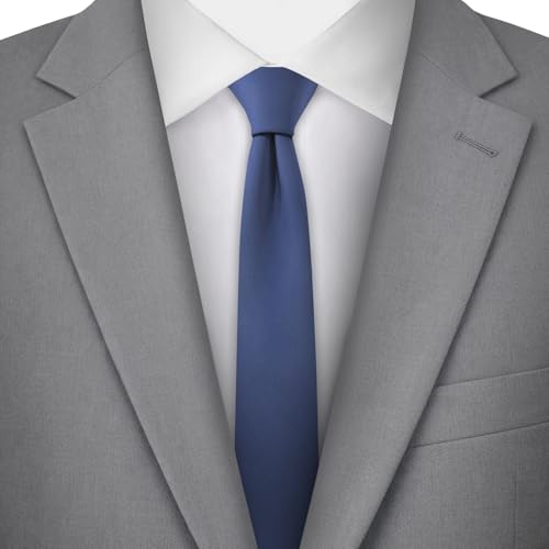 Image of Jacob Alexander Ultra Skinny 1.5 inch Men's Solid Necktie