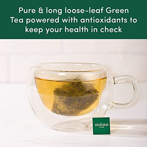Vahdam Tè verde biologico in foglie dell'Himalaya