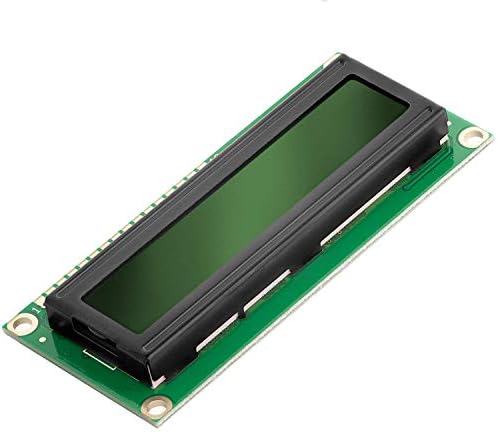 AZDelivery Compatible with HD44780 1602 16x2 Serial LCD Black Character Green Backlight Display Board 3.3V 5V compatible with Arduino and Raspberry Pi Including E-Book!