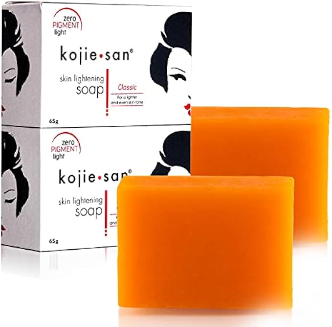 Kojie San Facial Beauty Soap - Skin Fairness and Moisturizing - Reduces Discoloration and Hyperpigmentation (65 grams, 2 Bars Per Pack)