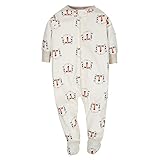 GERBER Baby Boys' 4-Piece Sleep 'N Play, Onesies, Pant and Cap, Happy Tiger, 3-6 Months