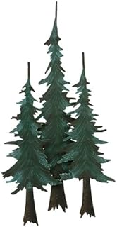 Black Forest DÃ©cor Metal Pine Tree Wall Sculpture