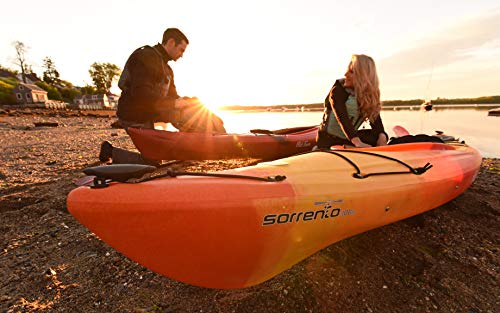 Old Town Canoes & Kayaks Sorrento 126SK Recreational Kayak (Sunrise, 12 Feet 6 Inches)