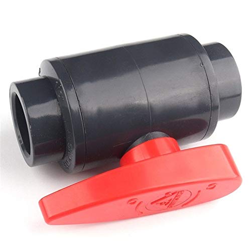 YEZIL Pipe Fittings 20~63mm UPVC Globe Valve Home Garden Water Pipe Connectors Agricultural Irrigation Aquarium Tank PVC Ball Valve Pipe Accessories Repair Accessories