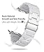 Resin Watch Band with Case Compatible with Apple Watch Band 40mm 41mm 44mm 45mm Women Men Watch Strap with Glitter Bling Protective Cover Wristband for iWatch Series 8 7 SE SE2 6 5 4, White 41mm