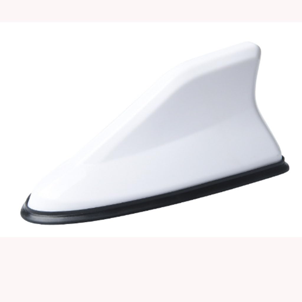 Shark Fin Antenna Cover for Renault Koleos 2009-2024, Car Shark Fin Roof Antenna Radio Signal Base Decoration Car Accessories, White