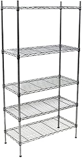 Oypla 5 Tier Heavy Duty Steel Wire Rack Shelf Storage Shelving Unit