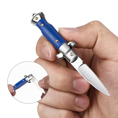 Image of FUNBRO Small Pocket Knife, Cool Knives Box Cutter for Men (Blue)