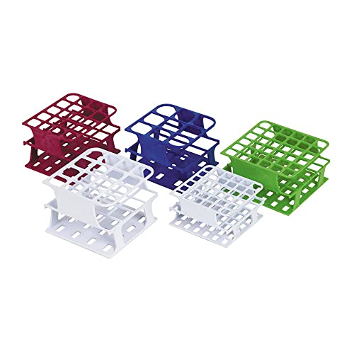 Tube à essai de rack demi-POM 16mm rouge pour optimiser le tri de vos labos