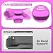 Hair Washing Station for Kids, Toddlers, Children, Teens, Portable Shampoo Bowl for use on Bathtub or Sink, Silicone Hair Washing Station with Suction Cups, Neck Support, Head Support (Pink)