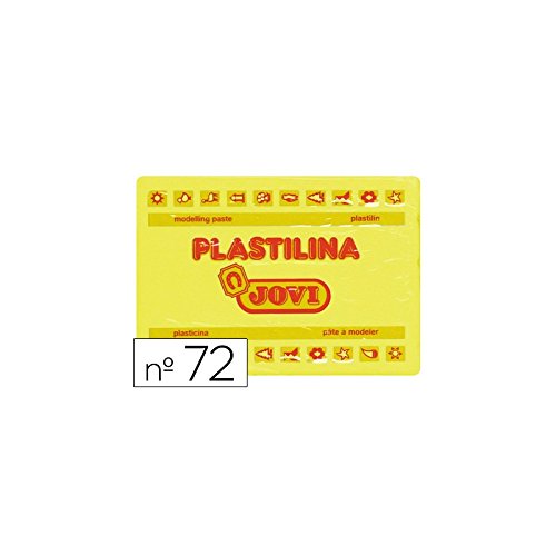 Plastilina JOVI 72 350 gr. Amarillo, Caja x15