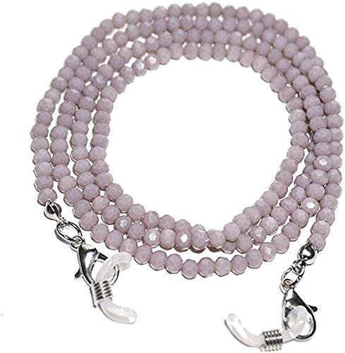 Round Beaded Eyeglas ses Chain for Women, Sunglasses Chain, Reading Glasses Holder,Lanyard for Face Mask, Crystral Glass Beads, Sunglasses, Goggles and Eyeglasses 74 CM-image-48