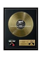 Rock Guitar Miniatures Wonderfully presented 24k Gold Plated 12 Here is a 16 This your chance to own a gold plated record commemorative display of your favorite musical artist. Each record has a bright mirror-like finish that is a real eye catcher wh...