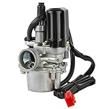 Schraubbarer Vergaserdeckel für einfaches aushängen des Gaszugs samt Schieber und Nadel