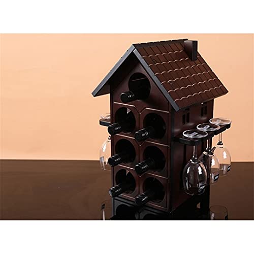 Soporte para botellas de vino de madera YYDS 7 botellas miniatura 3