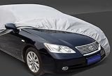 Bandas elásticas en el bajo para un ajuste perfecto. Fácil de colocar y arreglar. Correa de amarre para máxima seguridad incluso en climas ventosos. Viene con una bolsa de almacenamiento.