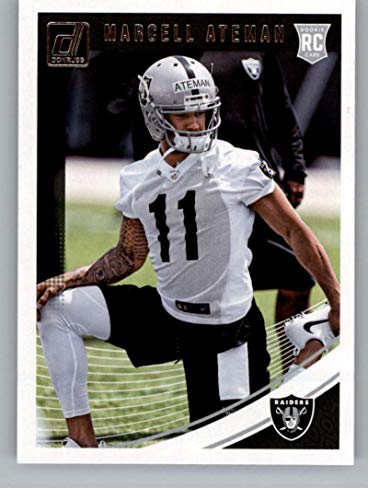 2018 Donruss Football #395 Marcell Ateman RC Rookie Card Oakland Raiders Rookie Official NFL Trading Card