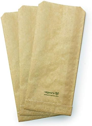 Vegware Compostable Therma Paper Hot Food Bags 292 x 127mm (Pack of 500)