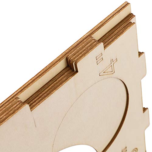 9 Holes Collapsible Wood Balloon Sizer Cube Box from 2" to 10",Balloon Measurement Tool for Birthday,Wedding,Party Decorations,Balloon Arches Columns (12" x 12" x 12") – Image 5