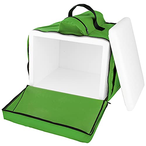 Pro Tork Mochila Térmica Delivery P/Entrega Pizza 45 Litros Verde