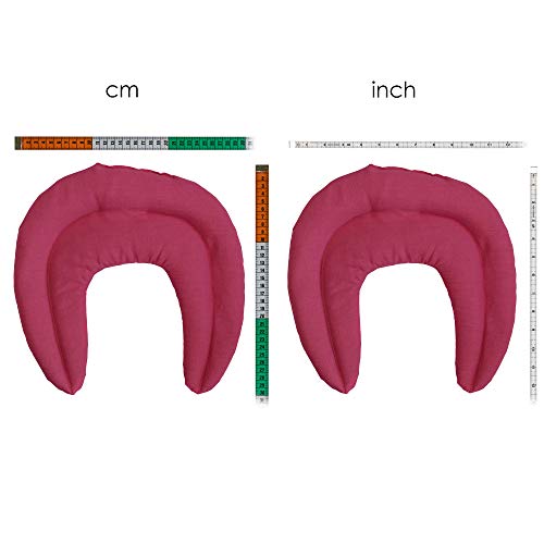 Cuscinetto ricurvo con tasca - rosa - Semi di