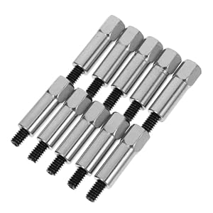 Cabilock 10 Stück Ventildeckelschrauben Chromstahl Hochfest