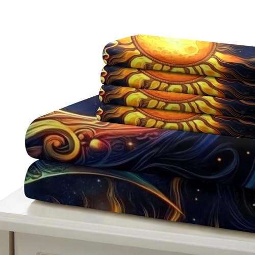 Linge de lit hypoallergénique imprimé 3D avec fermeture éclair