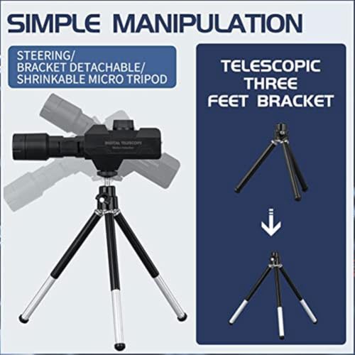Telescopio monocular digital de 70x para observación de aves con transmisión a tableta 2